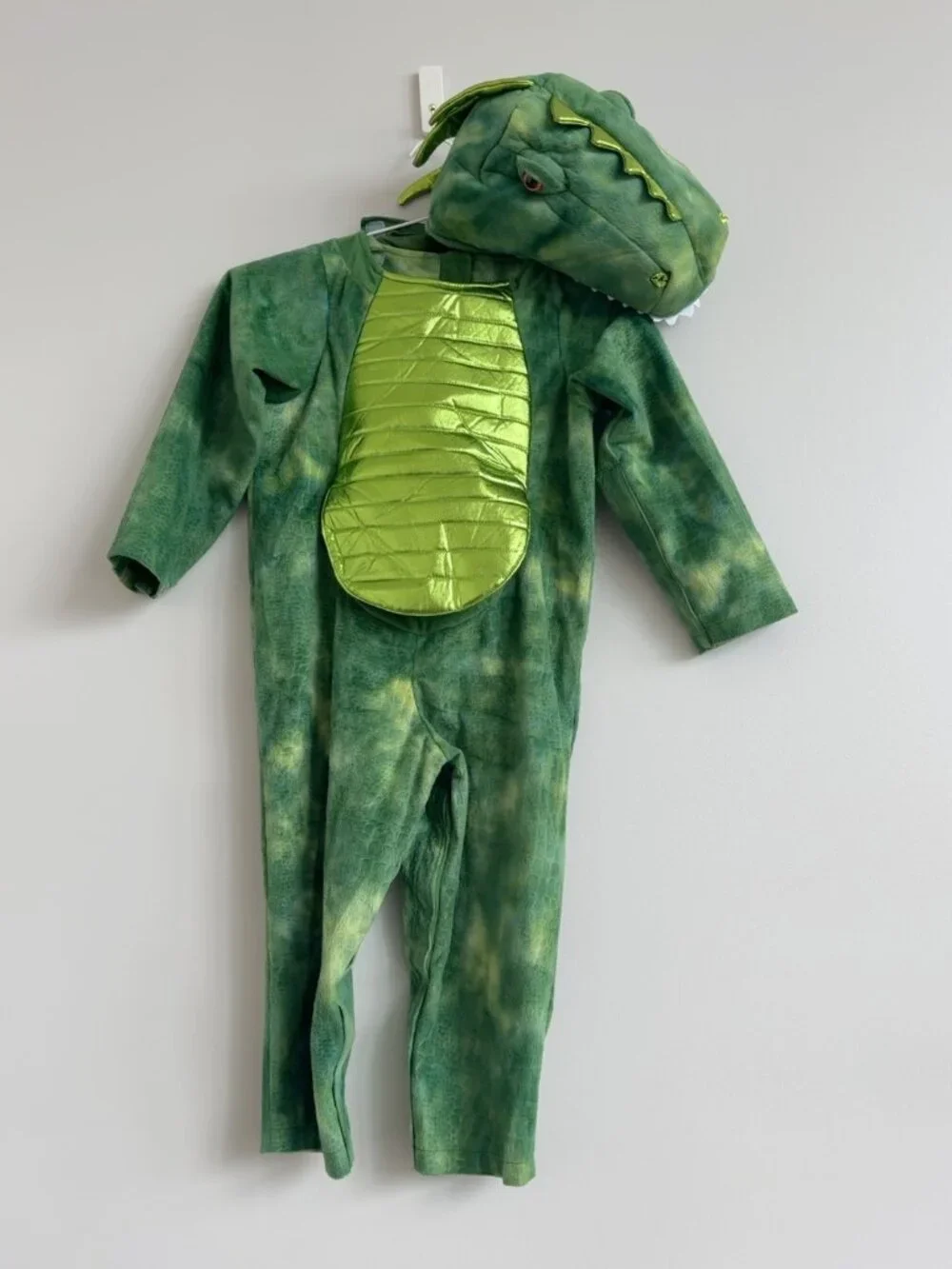 Dream Play Imagine T-Rex Dinosaur Halloween Costume 5/6 Complete 5 Piece Green